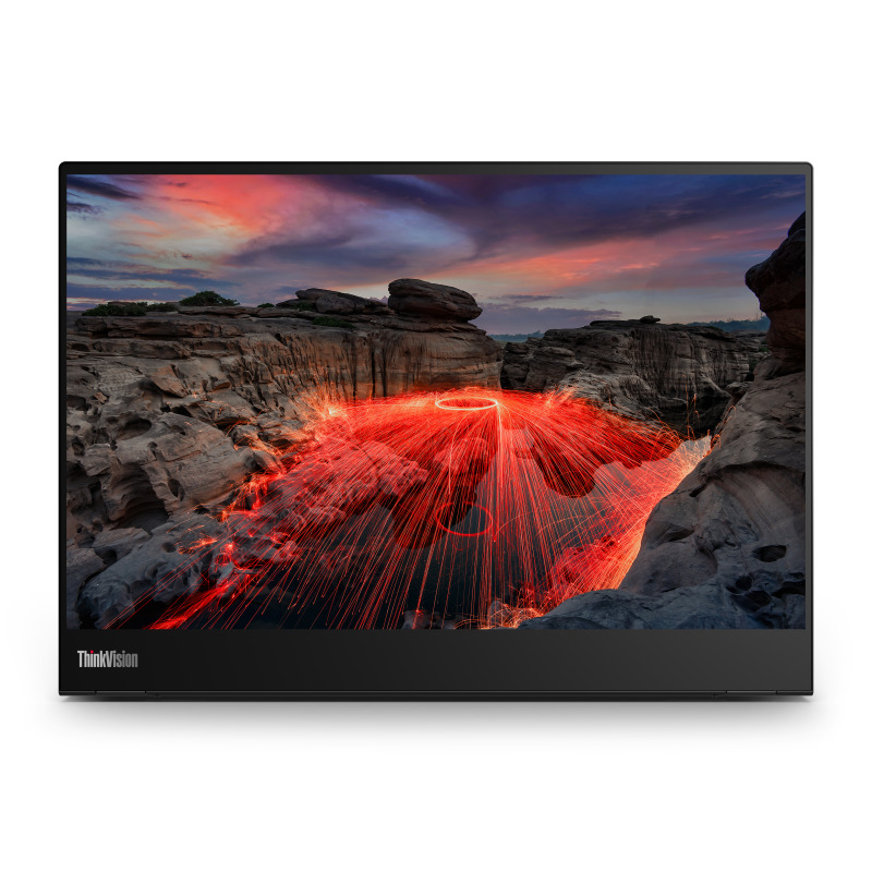 Lenovo ThinkVision M14t monitor de computadora 35.6 cm (14") 2240 x 1400 Pixeles 2.2K LED Pantalla táctil Negro