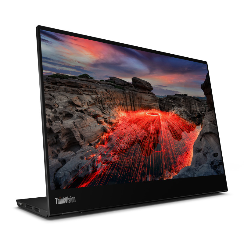 Lenovo ThinkVision M14t monitor de computadora 35.6 cm (14") 2240 x 1400 Pixeles 2.2K LED Pantalla táctil Negro image 3