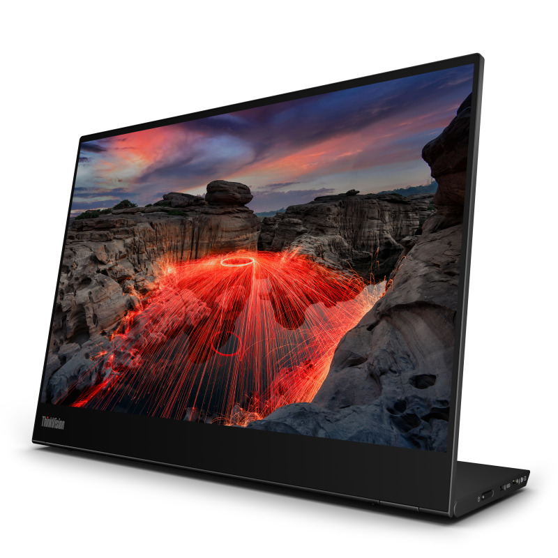 Lenovo ThinkVision M14t monitor de computadora 35.6 cm (14") 2240 x 1400 Pixeles 2.2K LED Pantalla táctil Negro image 4