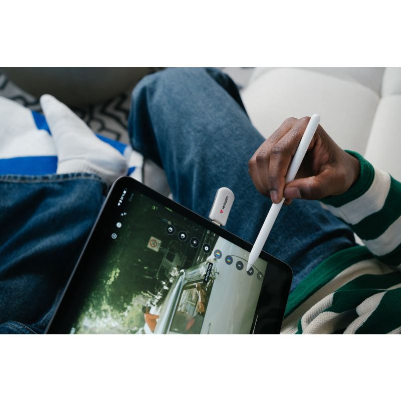 Memoria Verbatim Plectra 128GB USB-C Flash Drive color Blanco image 6