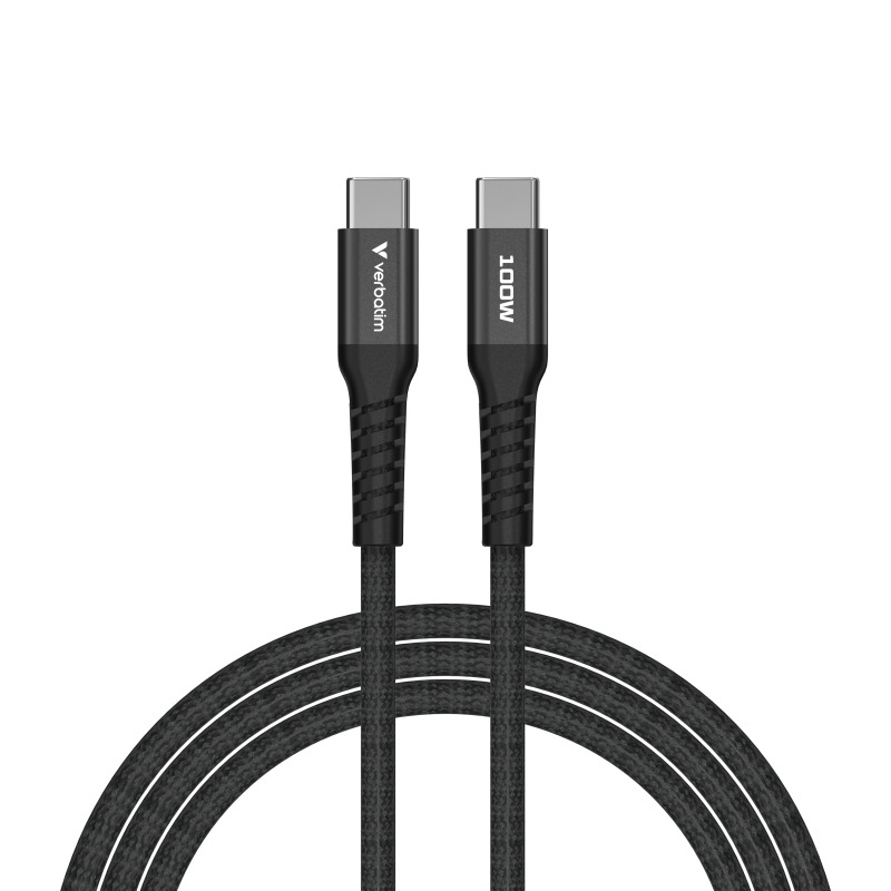 Cable de magnetico Verbatim carga USB-C 100W color Negro de 120 cm image 3