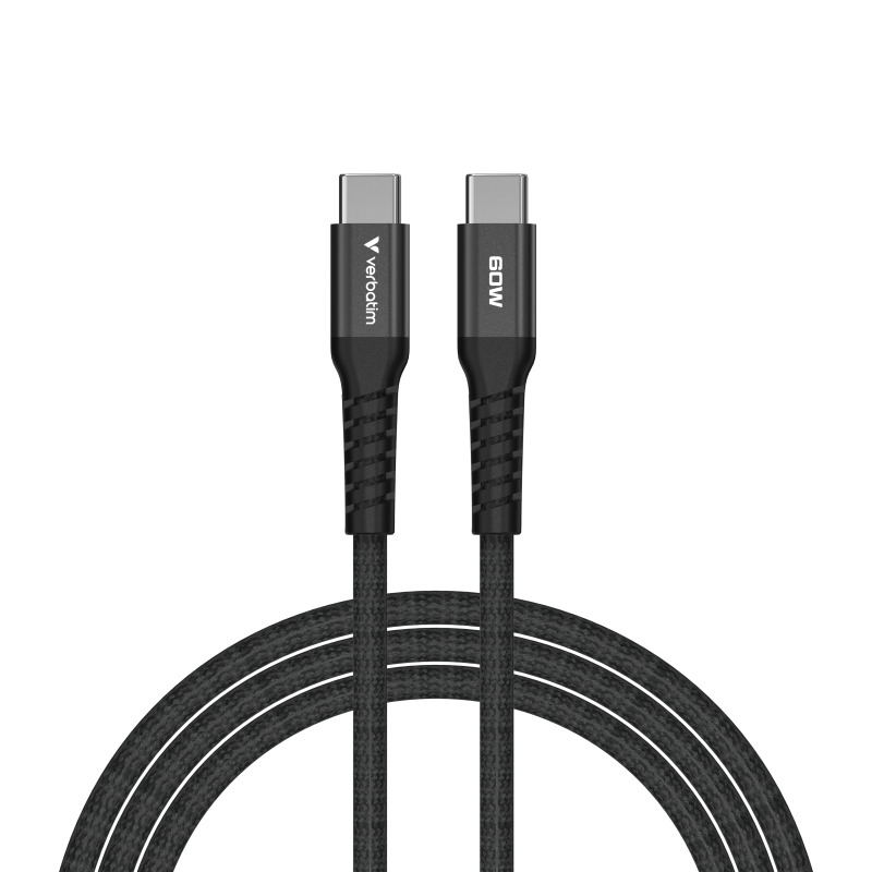 Cable magnetico Verbatim carga USB-C 60W color Negro de 120 cm image 3