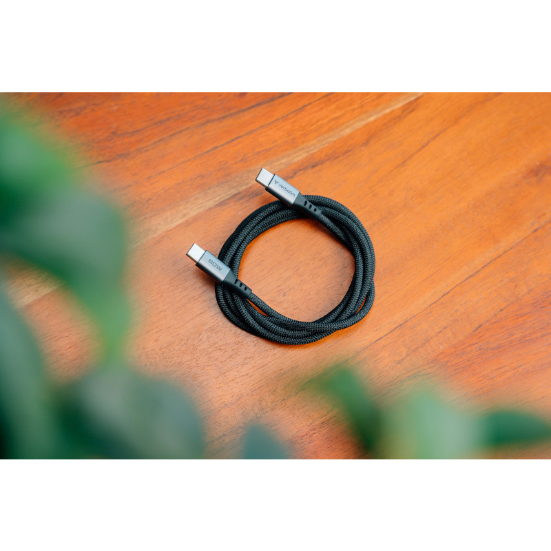 Cable de sincronizacion Verbatim carga USB-C 60W color Negro de 120 cm image 5