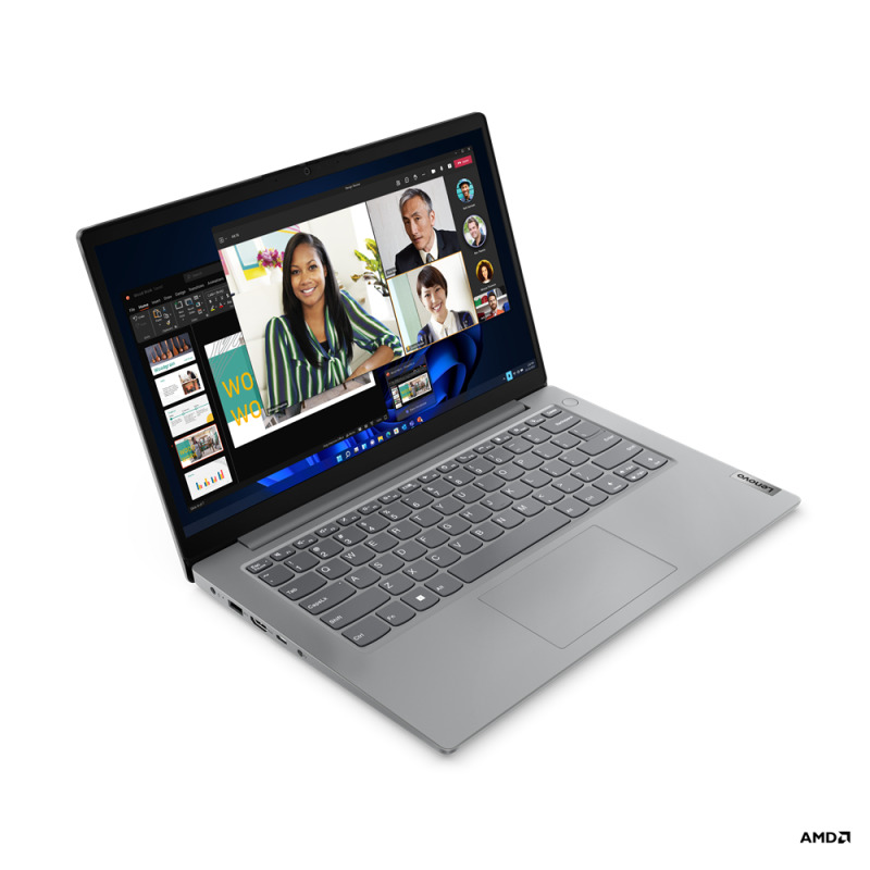 Lenovo V14 AMD Ryzen™ 3 7320U Computadora portátil 35.6 cm (14") Full HD 8 GB LPDDR5-SDRAM 256 GB SSD Wi-Fi 6 (802.11ax) Windows 11 Home Español Gris image 3