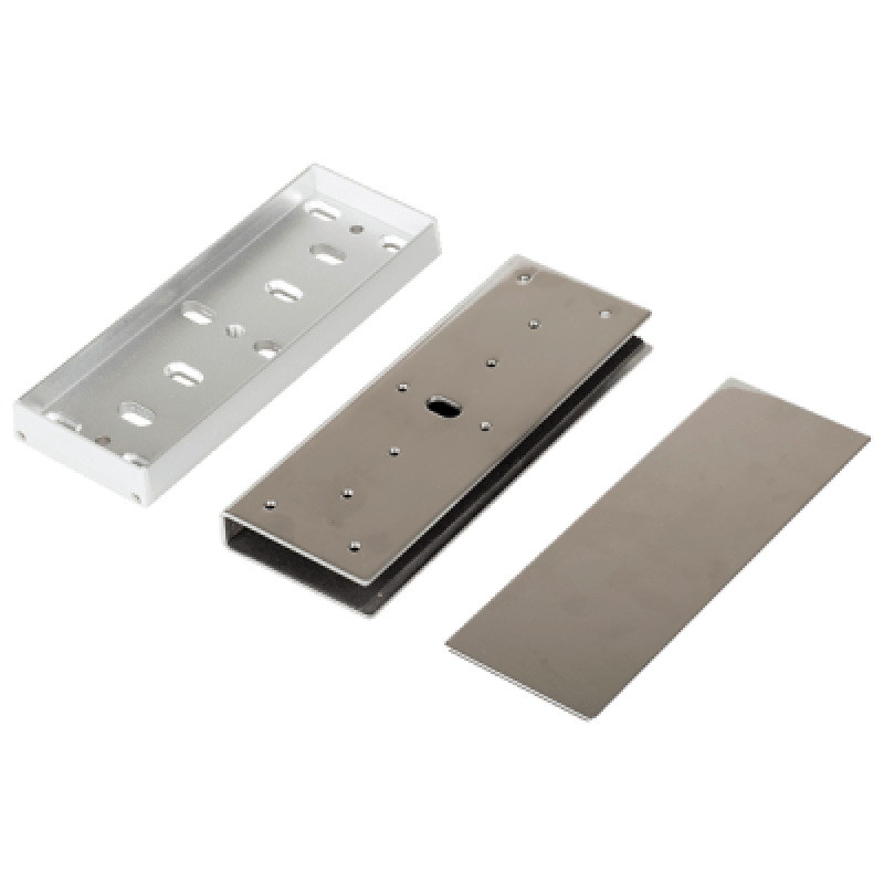 SOPORTE EN U PARA PUERTA DE CRISTAL PARA CERRADURAS ELECTROMAGNÉTICAS DE LA SERIE DE 1200 LB