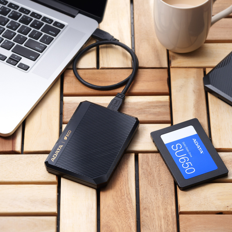 CARCASA ADATA EC600 PARA DISCOS DUROS/SSD 2.5 OULGADAS 7MM/9.5MM SATA3/USB3.2 NEGRO ECO CASE PC image 9