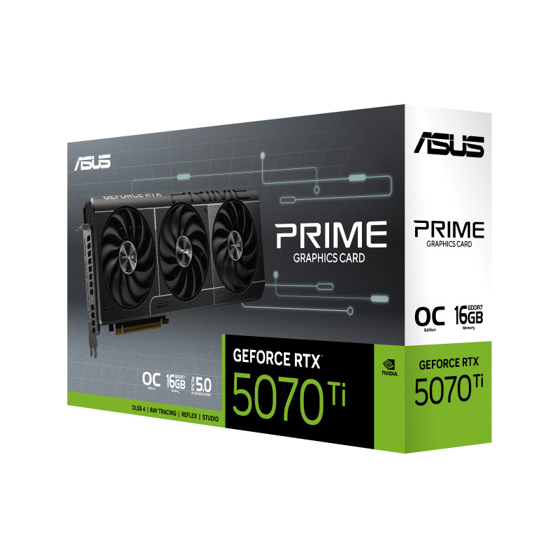 Tarjeta de video Asus 16GB PRIME RTX 5070 Ti GDDR6 1xHDMI 2xDP 3xFan PRIME-RTX5070TI-O16G image 13