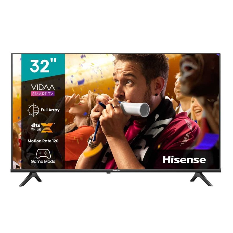 TELEVISION LED HISENSE 32 32A4NV SMARTV VIDAA RESOLUCION HD, DTS VIRTUAL X, HDMI-EARC image 2