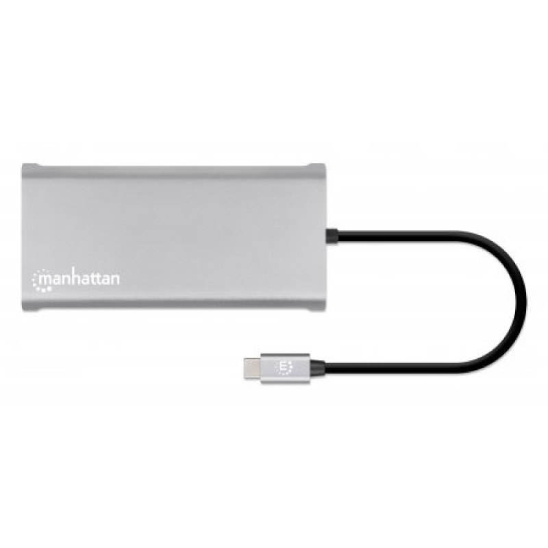 DOCKING USB,MANHATTAN,130660,-C 12 PTOS, HDMIX3, USB-C PD/USB-C/2XUSBV3.2/2XUSBV2.0, RED/SD/MICRO SD image 3