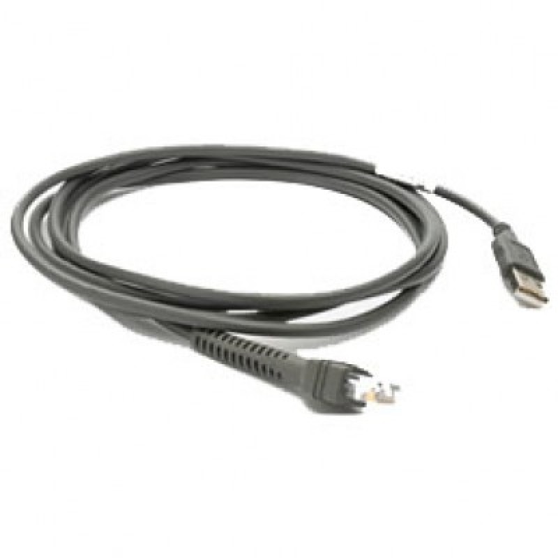 Cable Zebra Conector de la serie A  recto de 7 pies (2 1 m)