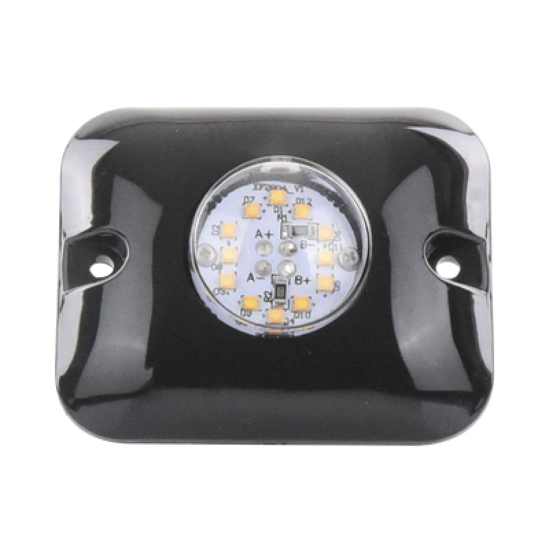 Luz Oculta Ultra Brillante con 12 LED Color Rojo/Azul