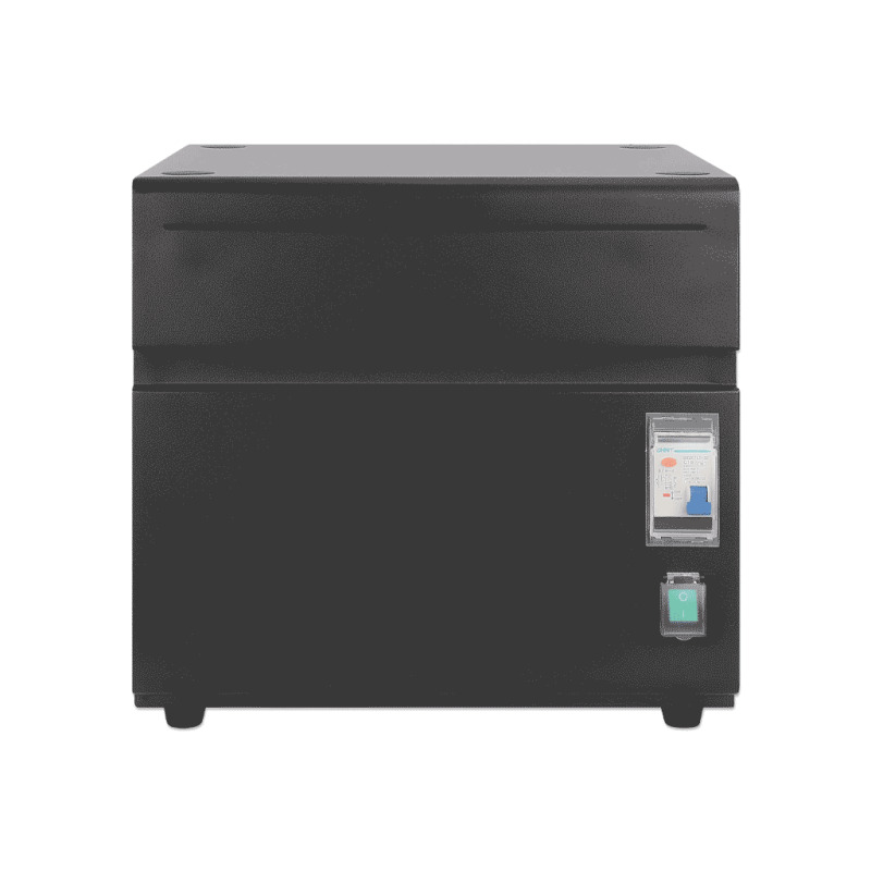 MANHATTAN - 715959 - Gabinete profesional carga 20 puertos USB-C-360 W/20 puertos, bahías teléfonos y tabletas, hasta 18 W, puerta con cerradura, protección sobretensiones, sistema ventilación integrado, carcasa metálica, escritorio, negro. #PROMOABRIL image 7