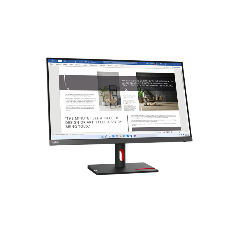 Lenovo ThinkVision S27i-30 - 27" - 1920 x 1080 - HDMI / VGA - Supports VESA image 7