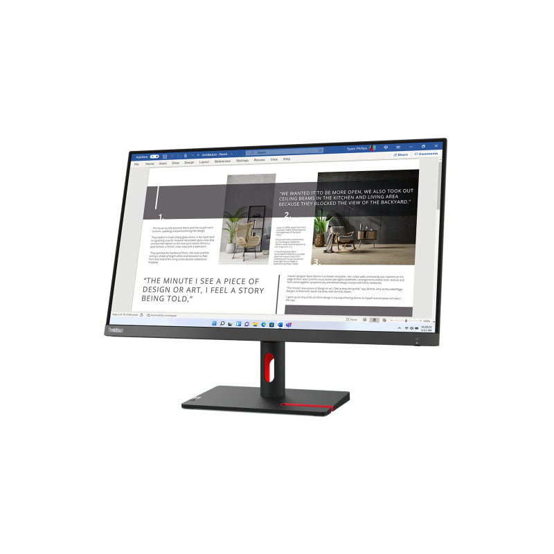 Lenovo ThinkVision S27i-30 - 27" - 1920 x 1080 - HDMI / VGA - Supports VESA image 8