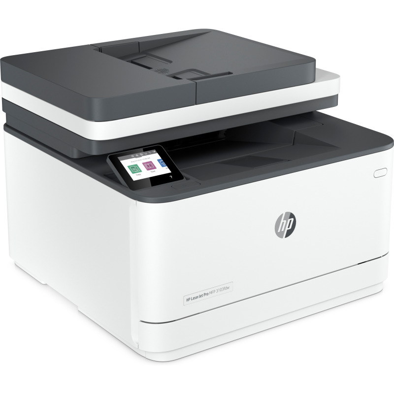 MULTIFUNCIONAL HP HPS LASERJET PRO MFP 3103FDW, 33PPM NEGRO, LASER MONOCROMATICO, USB, WIFI, ETHERNET (RED), DUPLEX, ADF, FAX, (SUSTITUTO M227FDW) image 4