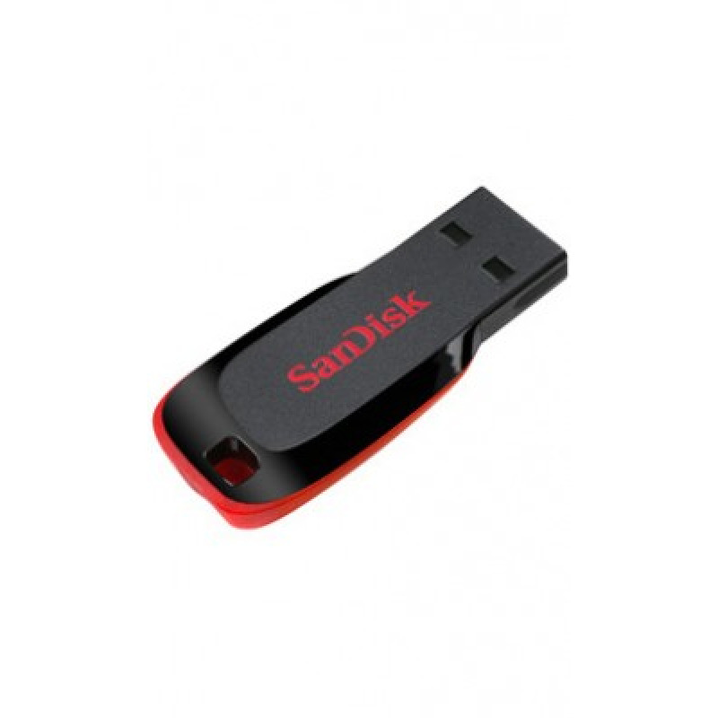 MEMORIA SANDISK 32GB USB 2.0 CRUZER BLADE Z50 NEGRO C/ROJO SDCZ50-032G-B35
