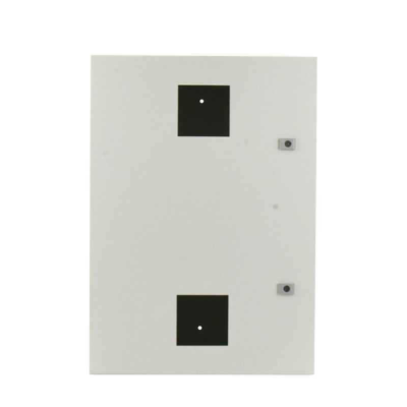 Gabinete para instalación de 2 Baterías PL110D12 Fabricado en Lámina Galvanizada Accesorios para piso o poste No incluidos image 2