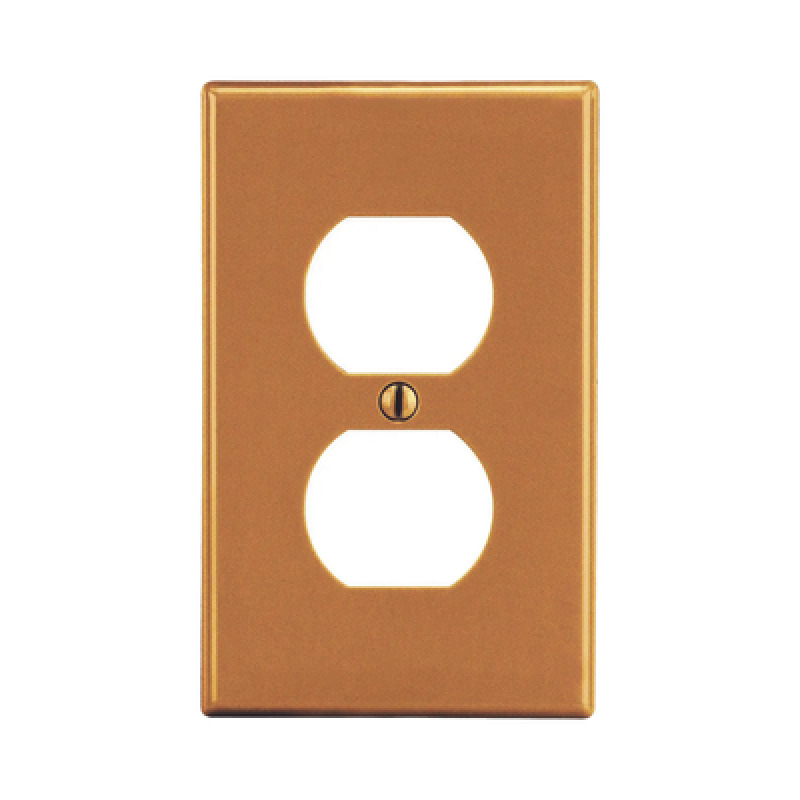 Tapa para Contacto Dúplex Color naranja