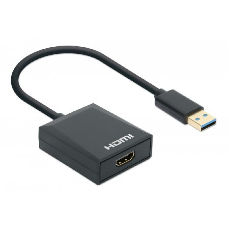 CONVERTIDOR VIDEO,MANHATTAN,153690,USB 3.2 A HDMI H, 1080P image 3