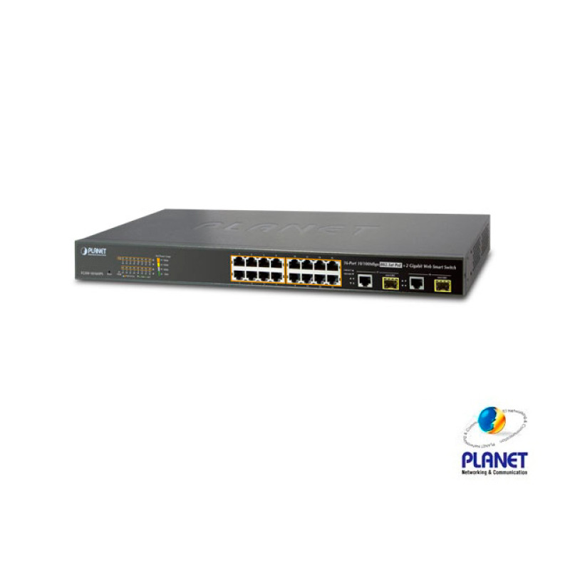 Switch Administrable L2 de 16 Puertos PoE y 2 Puertos Compartidos Gigabit TP/SFP image 4