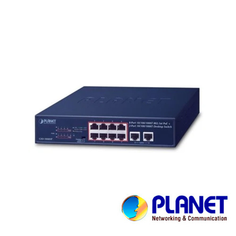 Switch no administrable PoE de 8 puertos 10/100/1000 Mbps con PoE 8023af/at image 3
