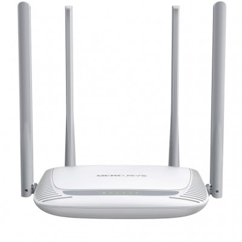 Router Inalámbrico N Mejorado / 24 GHz de 300 Mbps / 1 Puerto WAN 10/100 Mbps / 3 Puertos LAN 10/100 Mbps / 4 Antenas de 5 dBi