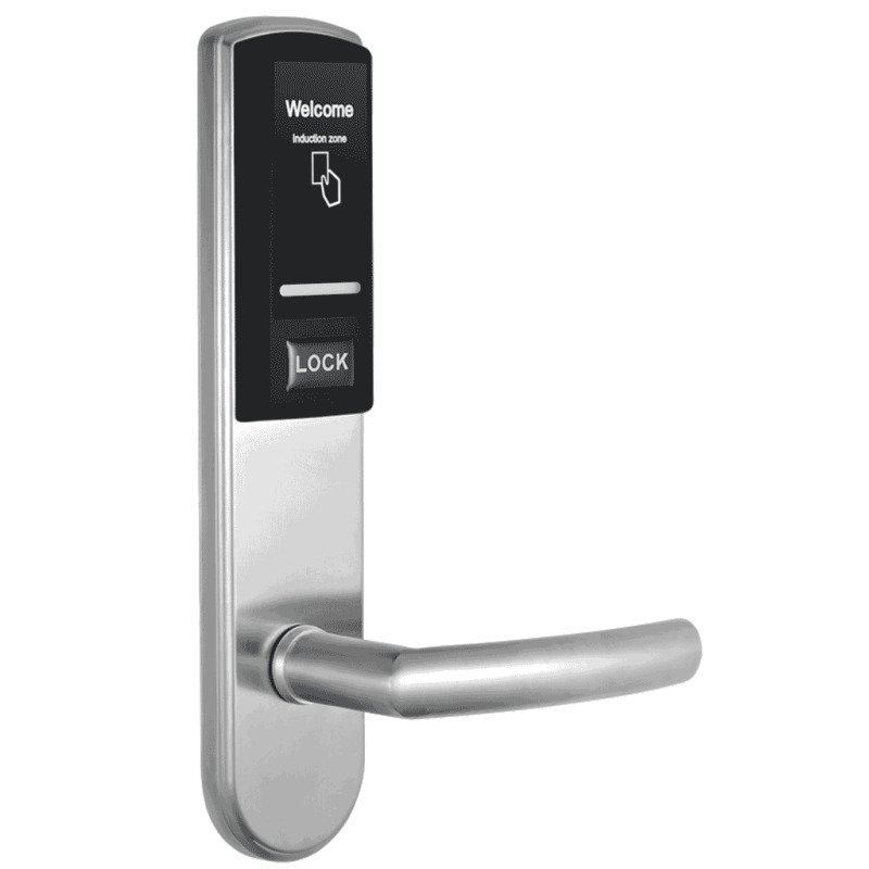 Cerradura DERECHA para hoteles con lectura de tarjetas MIFARE