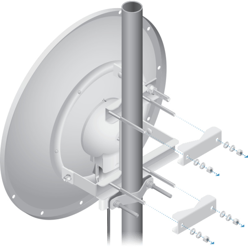 Antena Direccional RocketDish airMAX ideal para enlaces Punto a Punto PtP frecuencia 5 GHz 49  58 GHz de 30 dBi image 5