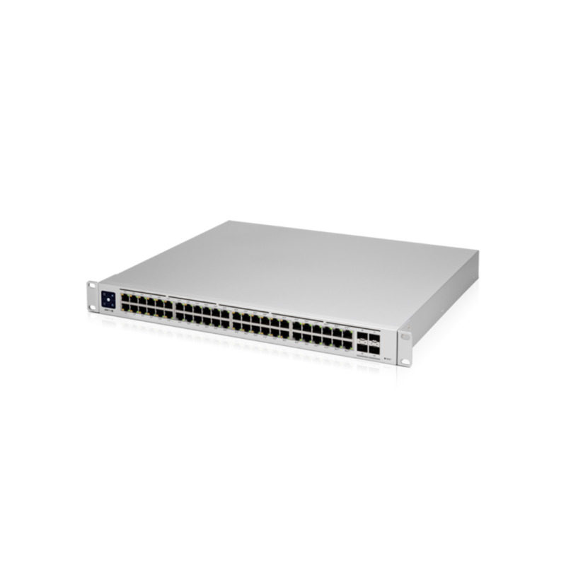 UniFi Switch USWPro48POE Gen2 Capa 3 de 48 puertos PoE 8023at/bt  4 puertos 1/10G SFP 600W pantalla informativa image 7