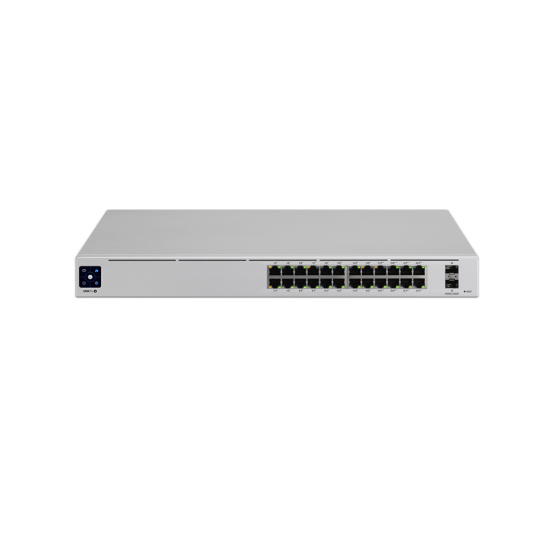 UniFi Switch USWPro24POE Gen2 con funciones capa 3 de 24 puertos PoE 8023at/bt  2 puertos 1/10G SFP 400W pantalla informativa image 7