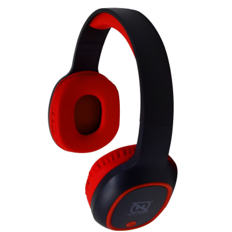 Necnon NBAB042500 audífono y auriculare Auriculares Inalámbrico Diadema Llamadas/Música Bluetooth Rojo image 2