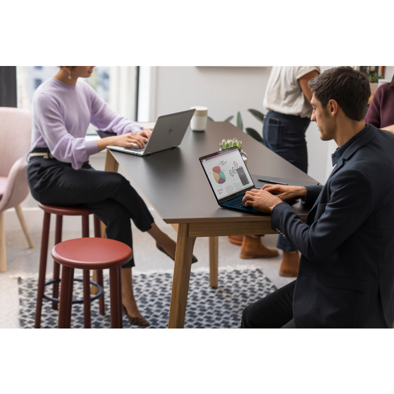 HP EliteBook X Flip G1i Next Gen AI PC Copilot+ PC Intel Core Ultra 7 258V Híbrido (2-en-1) 35.6 cm (14") Pantalla táctil WUXGA 32 GB LPDDR5x-SDRAM 1 TB SSD Wi-Fi 7 (802.11be) Windows 11 Pro Plata image 10