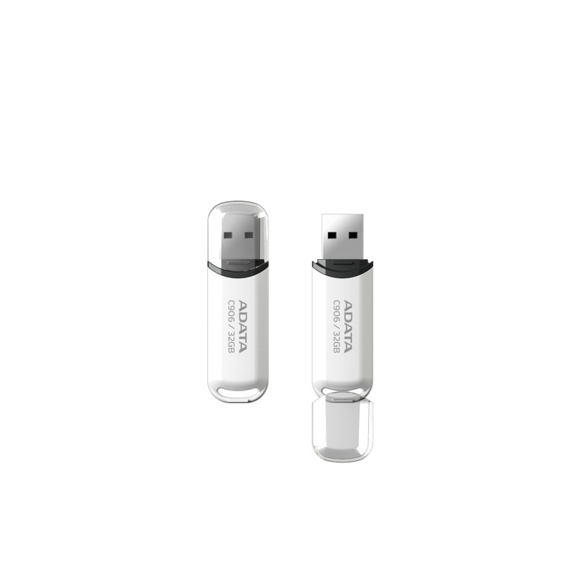 MEMORIA ADATA 32GB USB 2.0 C906 BLANCO (AC906-32G-RWH)