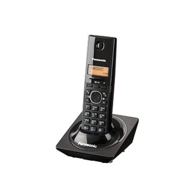 TELEFONO PANASONIC KX-TG1711MEB INALAMBRICO PANTALLA LCD 1.4 EN COLOR AMBAR 50 NUMEROS IDENTIFICADOR DE LLAMADAS 50 NUMEROS EN DIRECTORIO LOCALIZADOR DE AURICULAR NEGRO