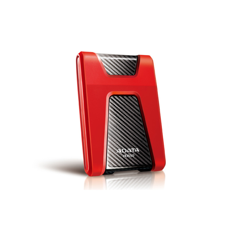 ADATA DashDrive Durable HD650 disco duro externo 1000 GB Rojo