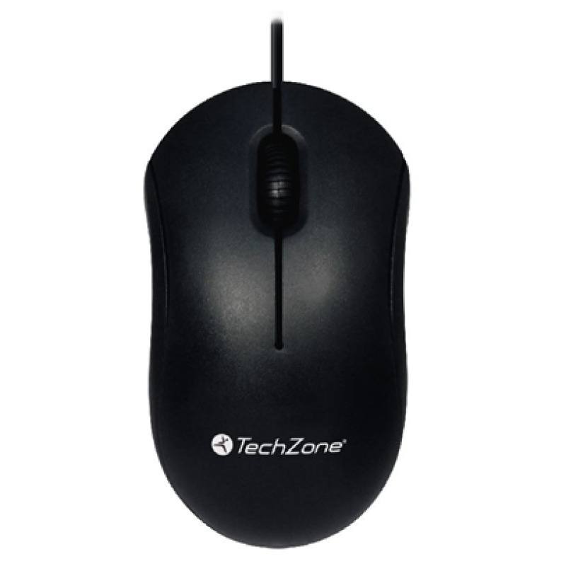 MOUSE ALAMBRICO TECHZONE TZMOU01 1000 DPI NEGRO
