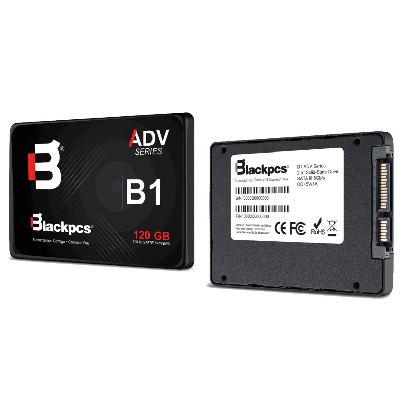 Blackpcs AS2O1-120 unidad interna de estado sólido 2.5" 120 GB Serial ATA III MLC