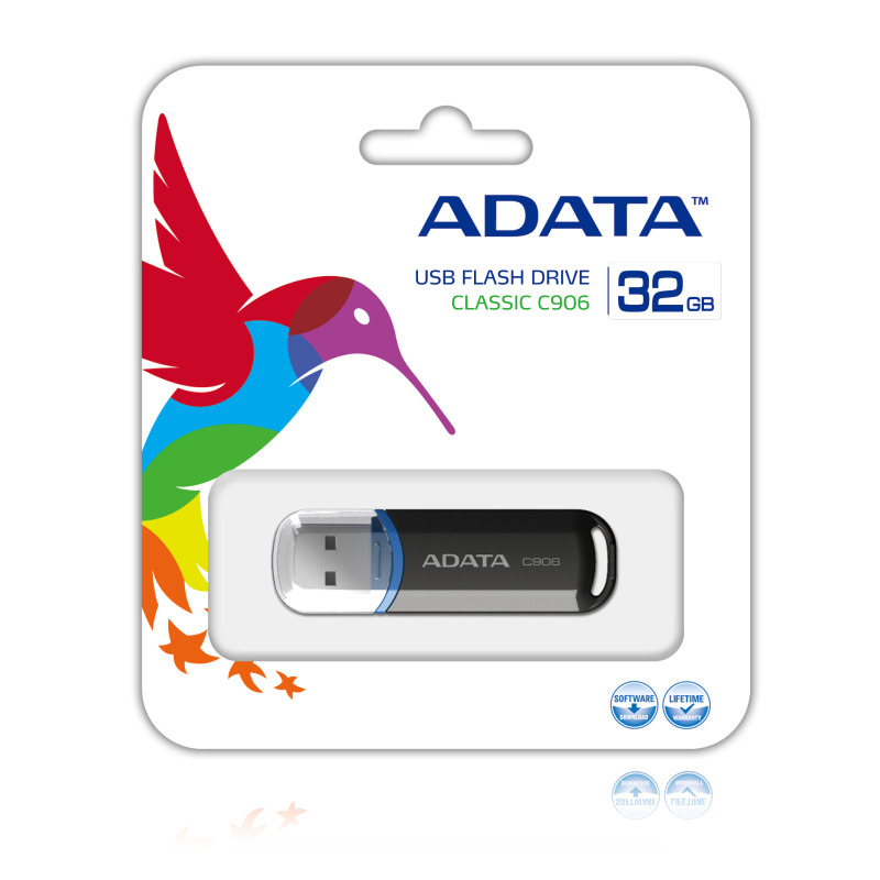 MEMORIA ADATA 32GB USB 2.0 C906 NEGRO (AC906-32G-RBK) image 17