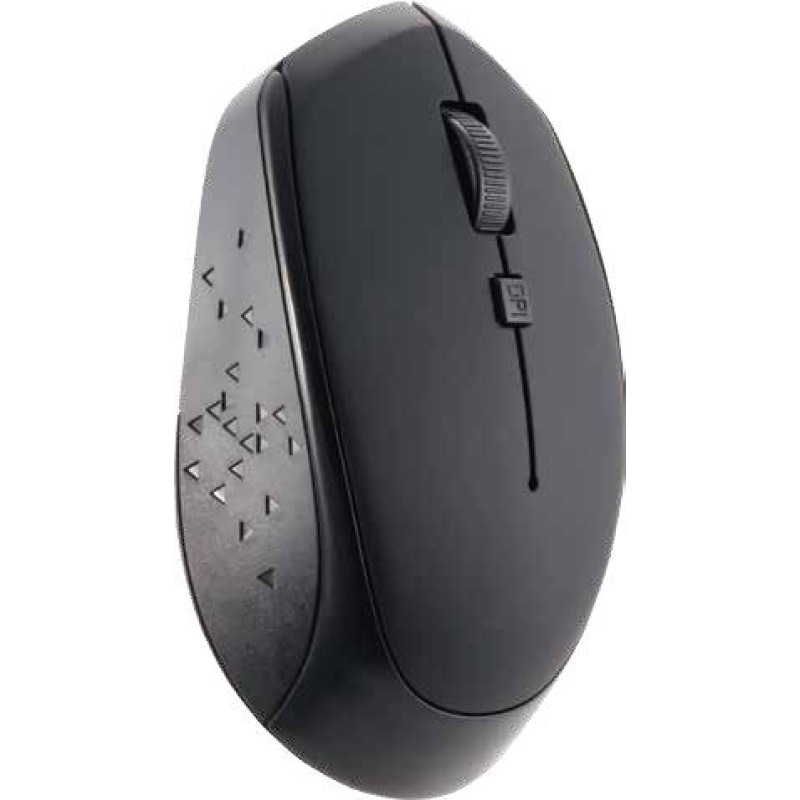 MOUSE ACTECK OPTIMIZE MI440 R100 / INALAMBRICO / RECEPTOR USB / OPTICO / 1600 DPI / NEGRO / AC-916462