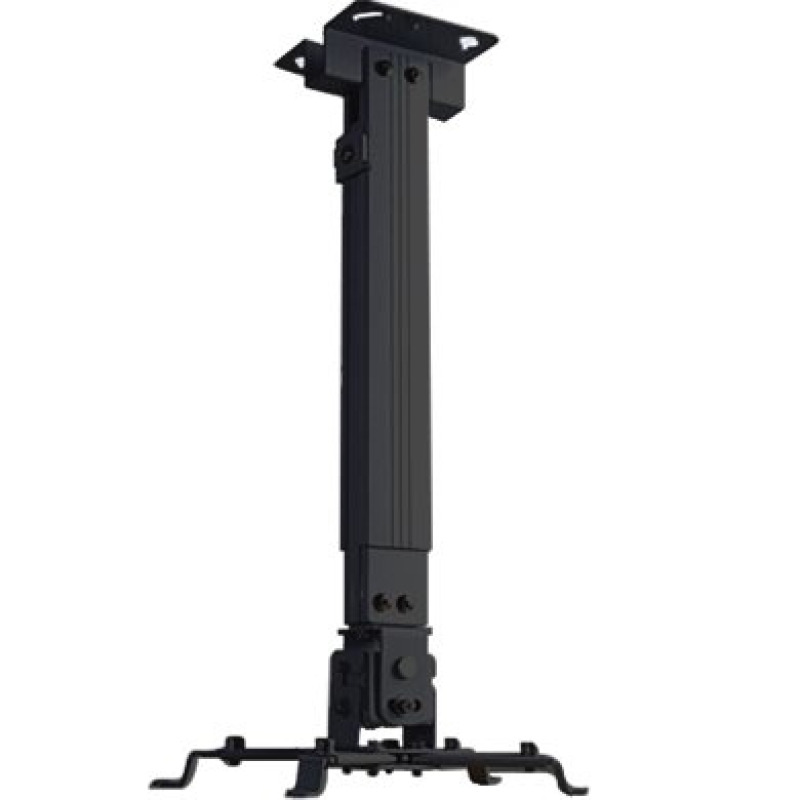SOPORTE BROBOTIX UNIVERSAL PARA PROYECTOR, EXPANDIBLE DE 43 CM A 63 CM, PARA PARED Y TECHO, NEGRO
