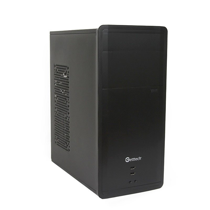 GABINETE GETTTECH 18012 CON FUENTE DE PODER 500W 1 FAN 2 USB 3.0 ATX MATX COLOR NEGRO GG-1802 image 4