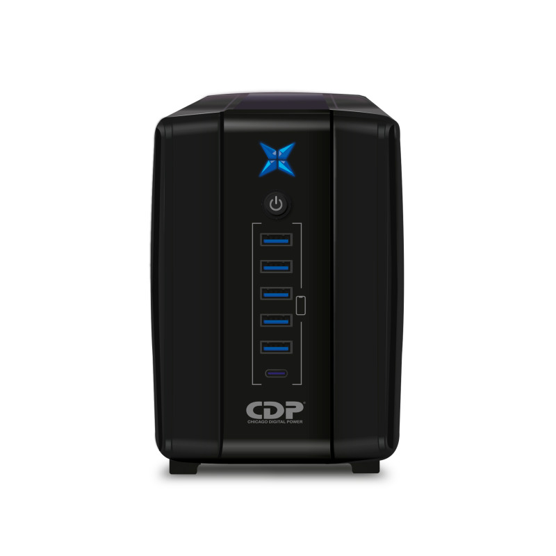 NO BREAK CDP 750VA 350W 8 CONTACTOS ENTRADA 120V SALIDA 80-145V