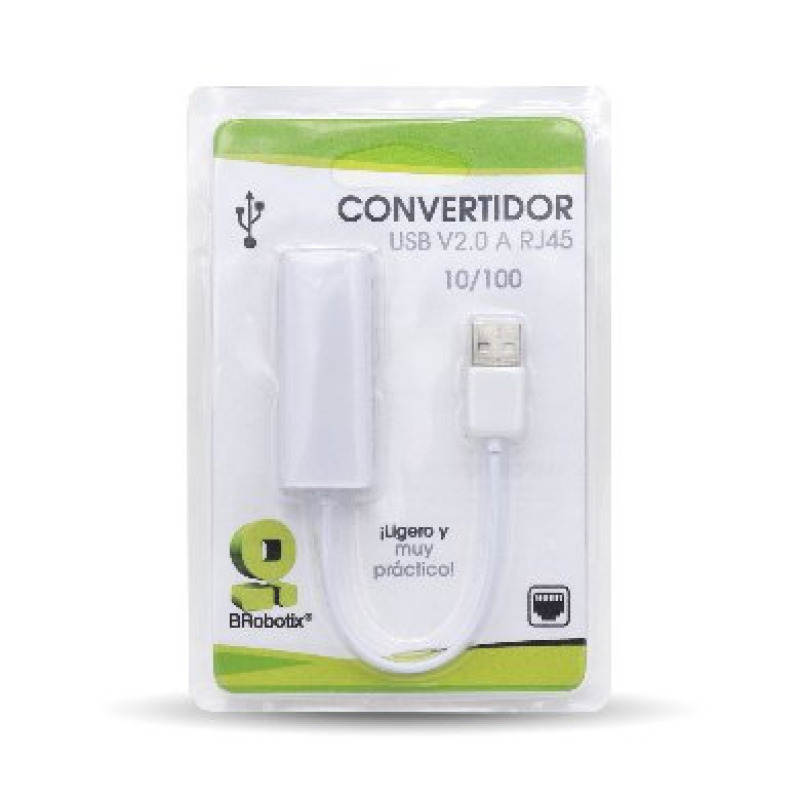 CONVERTIDOR BROBOTIX BROBOTIX USB A RJ45 V2.0 10/100  image 4