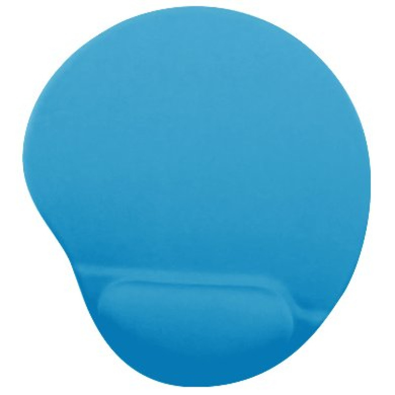 MOUSE PAD BROBOTIX CON ALMOHADILLA DE GEL, ANTIDERRAPANTE, TURQUESA