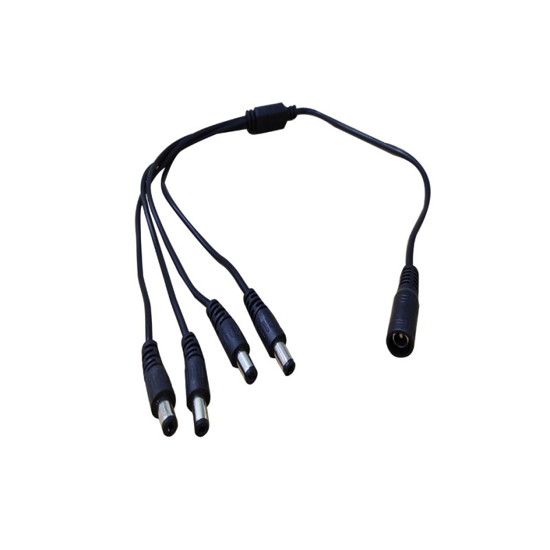 FUENTE DE PODER SAXXON (PSU1204EPAQ2) 12VDC,4.1 AMP + DIVISOR 4 CONECTORES MACHO,NEGRO image 3