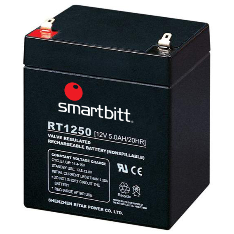 BATERIA SMARTBITT 12V/5 AH COMPATIBLE CON SBNB500, SBNB600 Y SBNB800