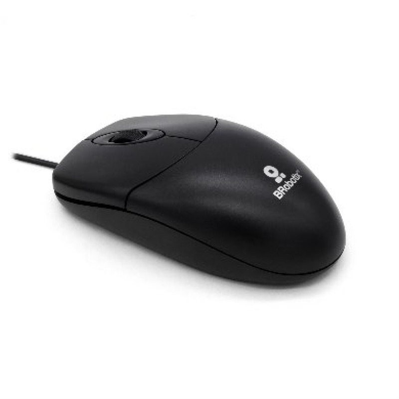 MOUSE BROBOTIX K1,  ALAMBRICO, USB-A, 1000 DPI, NEGRO    image 4