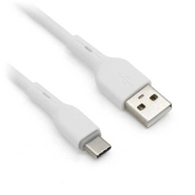 CABLE BROBOTIX USB-A V2.0 A USB-C, PVC, 1.0 M, BLANCO