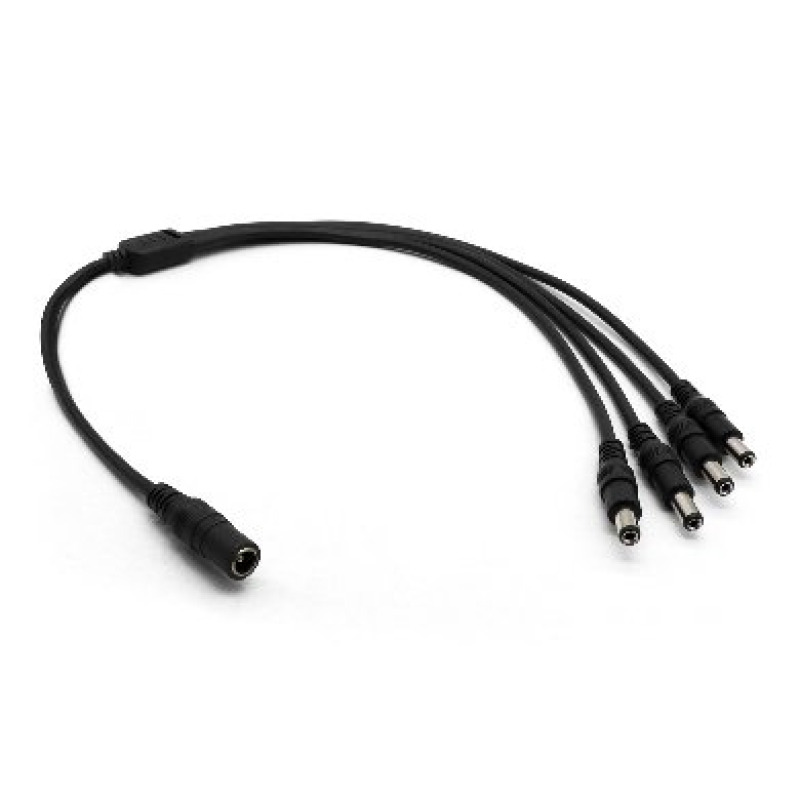 SAXXON 764762- Divisor de energia / Tipo pulpo / 4 Conectores macho / 2.1 mm / 1 Conector hembra