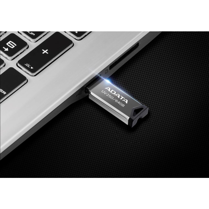 MEMORIA ADATA 32GB USB 2.0 UV250 METALICA (AUV250-32G-RBK) image 6